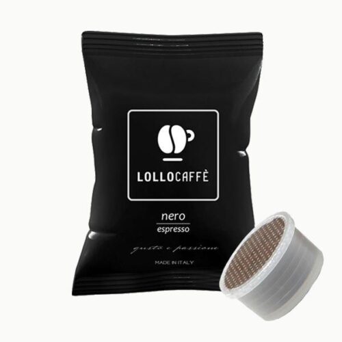 100 capsules Lollo Coffee Black Blend Point compatible