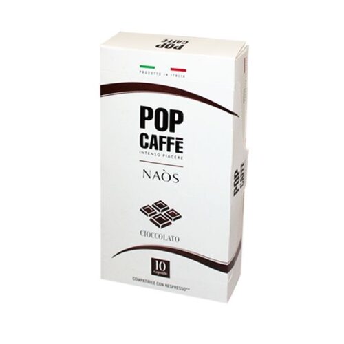 10 capsule Pop Caffè NAOS CIOCCOLATO compatibile NESPRESSO