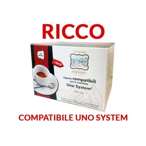 100 Gattopardo Ricco pods compatible with Uno System