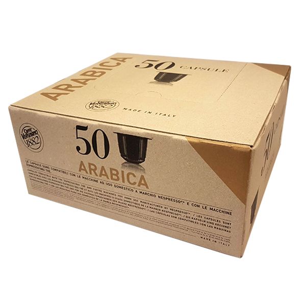 50 capsule caffè VERGNANO ARABICA Compatibile Nespresso 