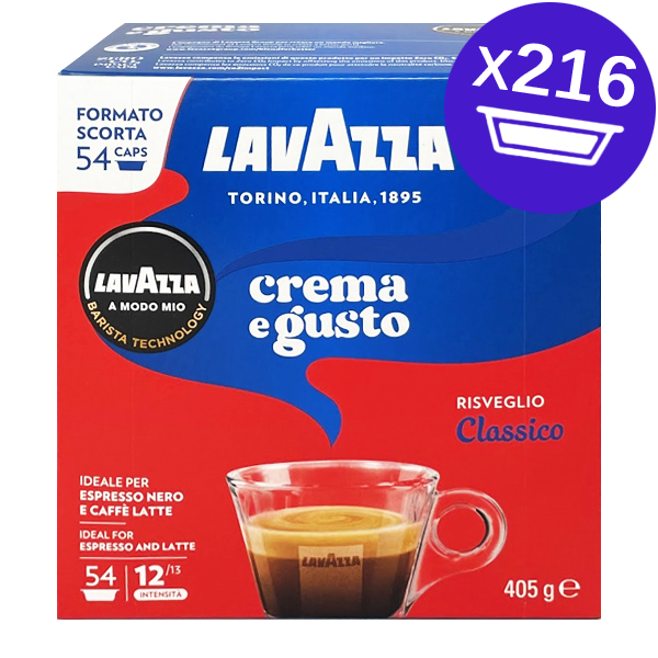 216 capsule LavAzza A Modo Mio CREMA E GUSTO