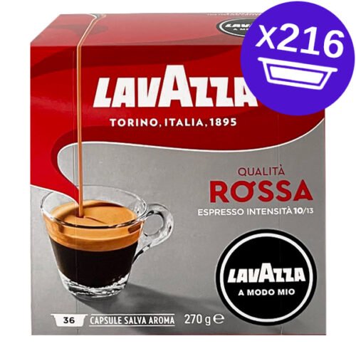 216 capsule LavAzza A Modo Mio QUALITA' ROSSA