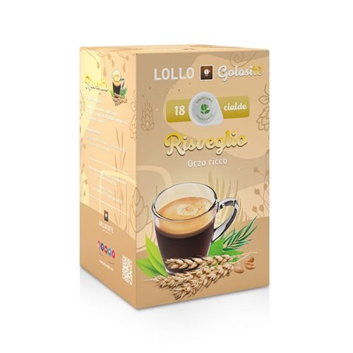 lollo coffee pods in paper barley paper