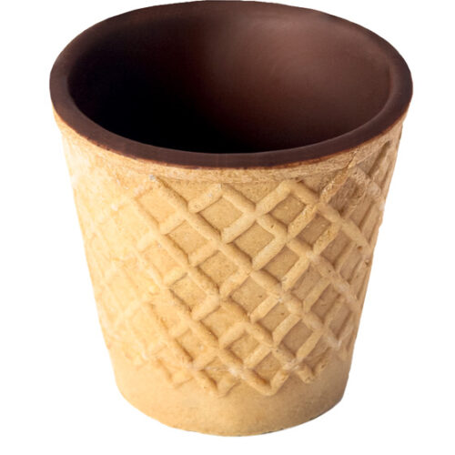 Bicchierino cioccolato e wafer