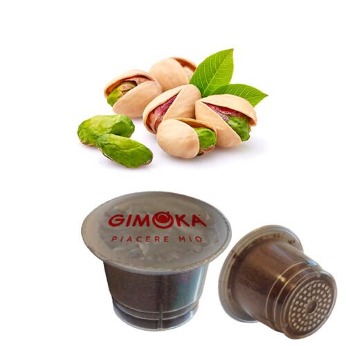 10 capsule Gimoka compatibile Nespresso cu aromă de fistic