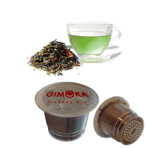 10 capsule The verde Tuareg Gimoka compatibili nespresso