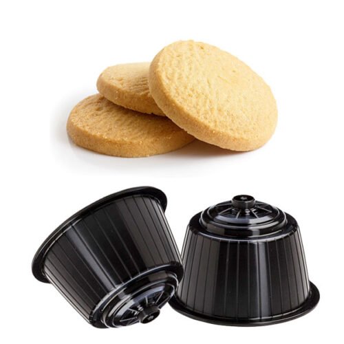 16 capsule compatibile cu aromă de biscuiți Gimoka Dolce Gusto