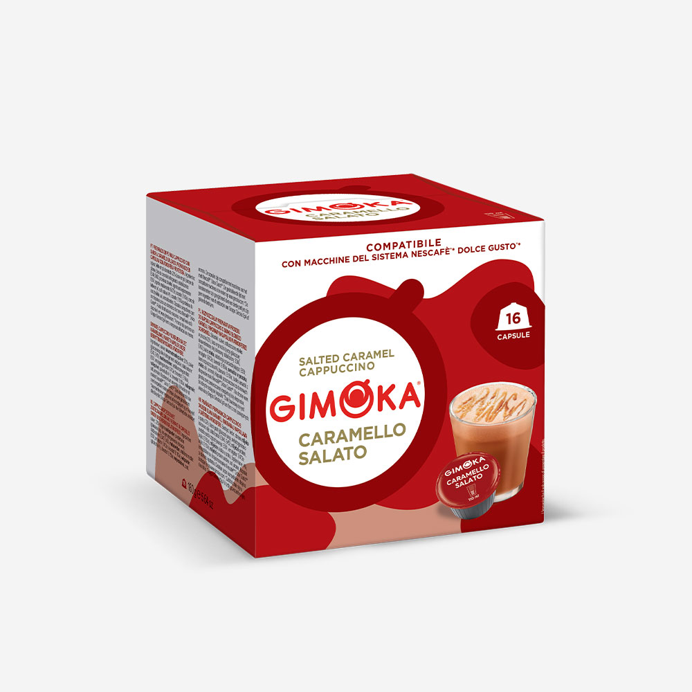 gimoka bevanda caramello salato dolce gusto