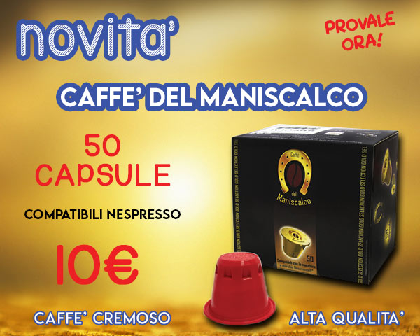caffè del Maniscalco compatibile Nespresso
