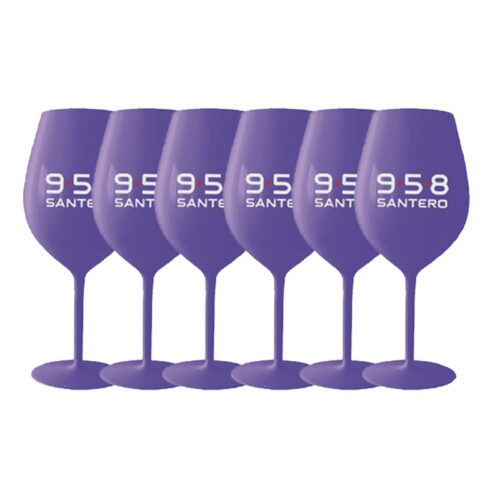 6 Calici Santero Viola
