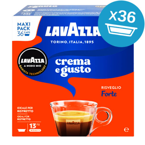 LAVAZZA A MODO MIO CREMA E GUSTO FORTE DA 36