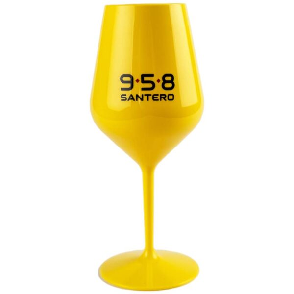 Yellow Colored Santero Goblet