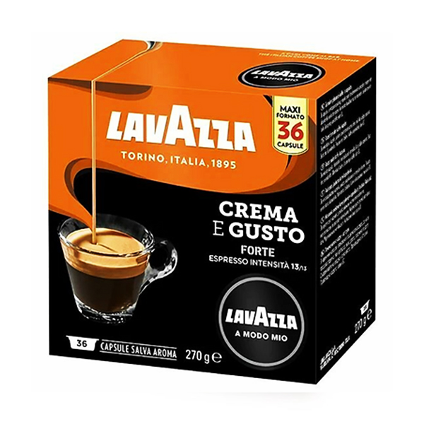 36 cialde LavAzza A Modo Mio INTENSO nuova confezione da 36 capsule