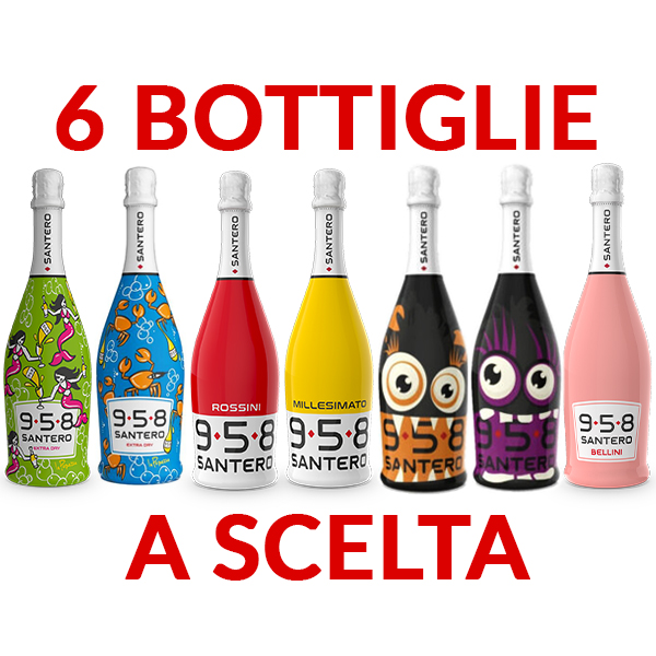 6 bottiglie SANTERO 958 a scelta ad un PREZZO SPECIALE! 
