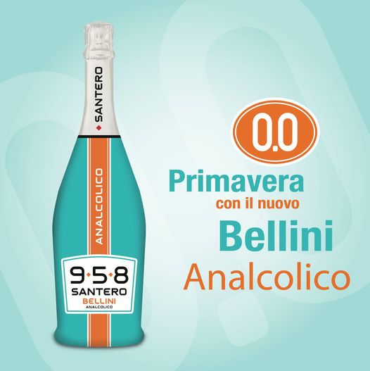 Bottiglia Santero 958 Bellini Analcolico