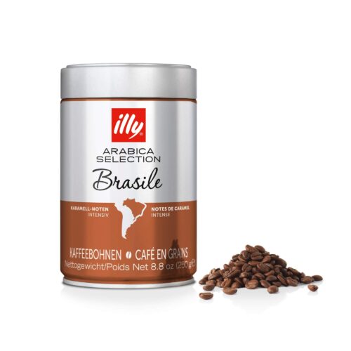 Granos de café Illy Brasil