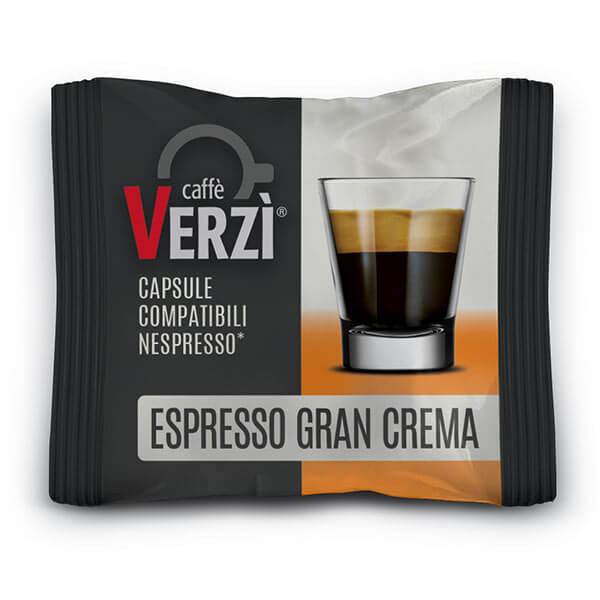 capsule espresso gran crema nespresso caffè verzì