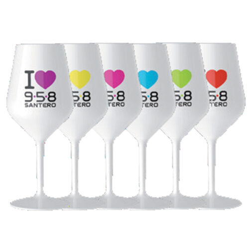6 Calici Santero I Love 958