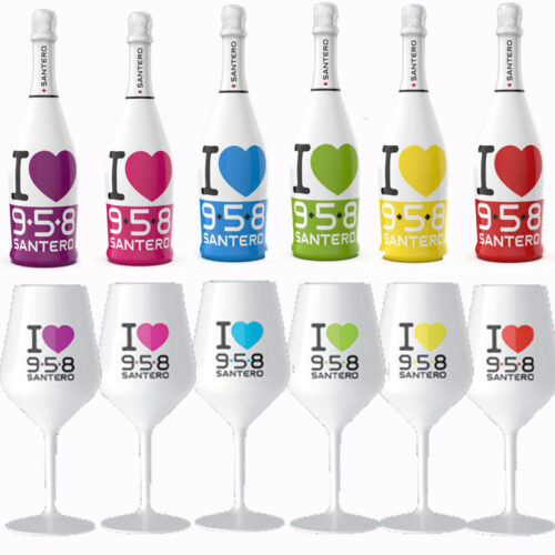 Pack Santero I Love 958 bottiglie e calici