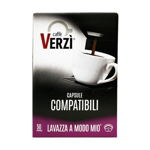 50 cápsulas de café VERZI compatibles con los sistemas Lavazza A MODO MIO