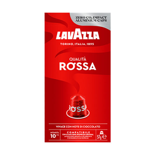 100 capsule alluminio QUALITÀ ROSSA Lavazza compatibile Nespresso Acquista promozione e offerte sul sito www.cialdeweb.it!