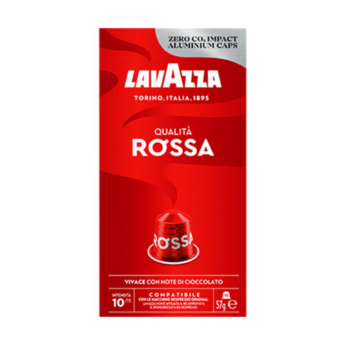 100 capsule din aluminiu CALITATE ROSIE compatibile Nespresso Lavazza Cumpara promotii si oferte pe site-ul www.cialdeweb.it!