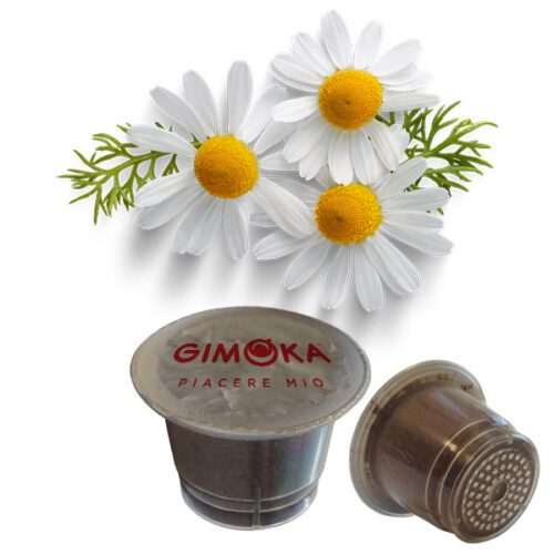 Camomilla Gimoka Nespresso compatible capsule box on cialdeweb.it