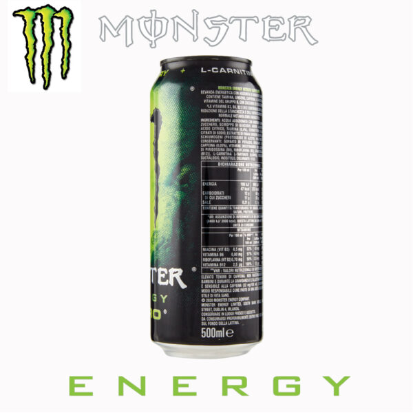 Monster Energy Nitro valori nutrizionali
