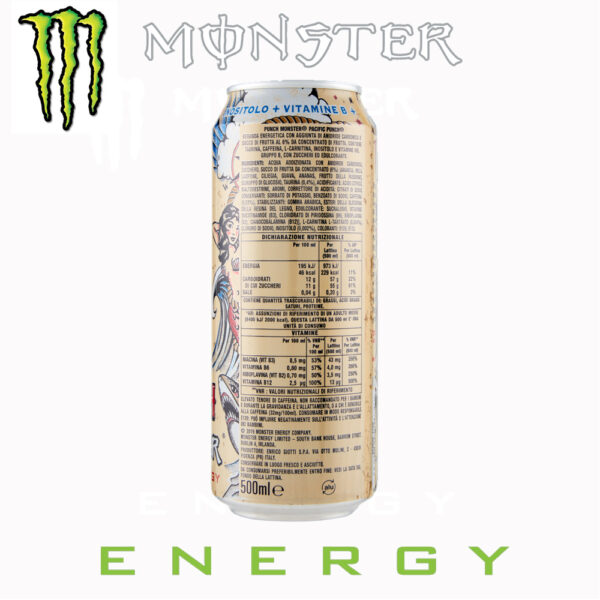 Monster Energy Pacific Punch valori nutrizionali