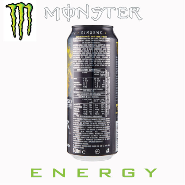 Monster Energy Rehab Valori nutrizionali