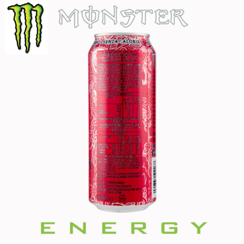 Monster Ultra Red zero zuccheri valori nutrizionali