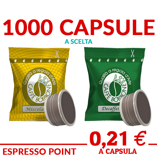 100 Cápsulas Caffé Borbone ROJA Compatibles Lavazza Espresso Point