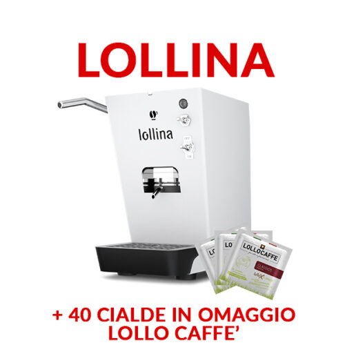 LOLLINA Cafetera LOLLO para ESE 44 VASOS DE PAPEL Color BLANCO precio promocional y ofertas en CIALDEWEB.IT