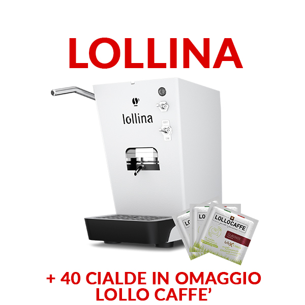 LOLLINA Macchina caffè LOLLO per CIALDE IN CARTA ESE 44 Colore BIANCA prezzo promo ed offerte su CIALDEWEB.IT