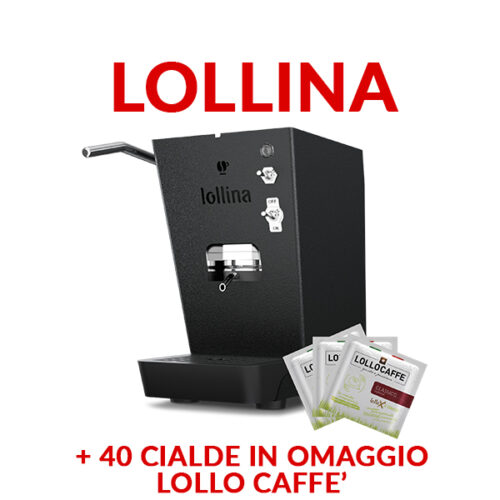 LOLLINA LOLLO coffee machine for ESE 44 PAPER PODS Color BLACK promo price and offers on CIALDEWEB.IT