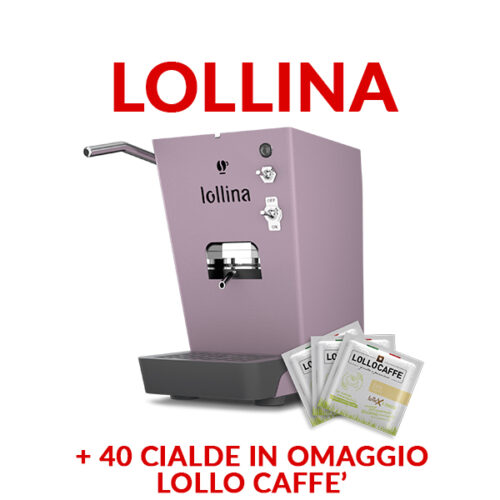 LOLLINA Macchina caffè LOLLO per CIALDE IN CARTA ESE 44 Colore LILLA prezzo promo ed offerte su CIALDEWEB.IT