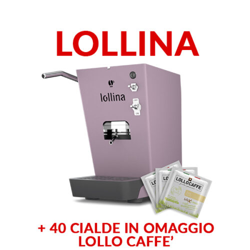 LOLLINA LOLLO coffee machine for ESE 44 PAPER PODS LILAC color promo price and offers on CIALDEWEB.IT