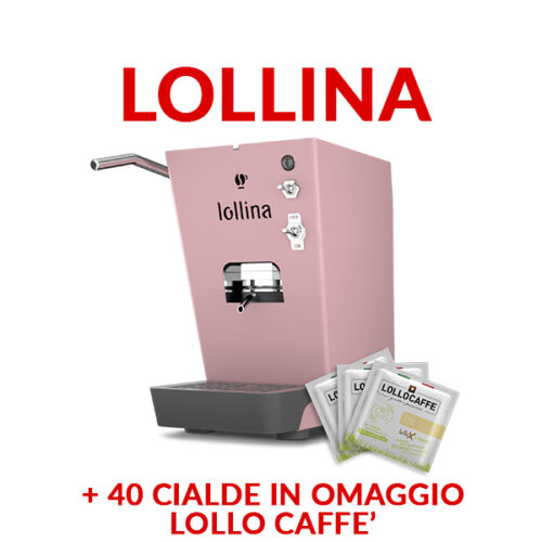 LOLLINA Macchina caffè LOLLO per CIALDE IN CARTA ESE 44 Colore ROSA prezzo promo ed offerte su CIALDEWEB.IT