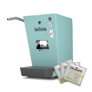 LOLLINA Macchina caffè LOLLO per CIALDE IN CARTA ESE 44 Colore ACQUAMELLOW TURCHESE prezzo promo ed offerte su CIALDEWEB.IT