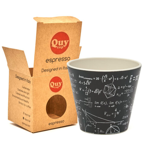 EINSTEIN - Eco design cup in recycled plastic - only on cialdeweb.it capsules pods coffee machines and accessories