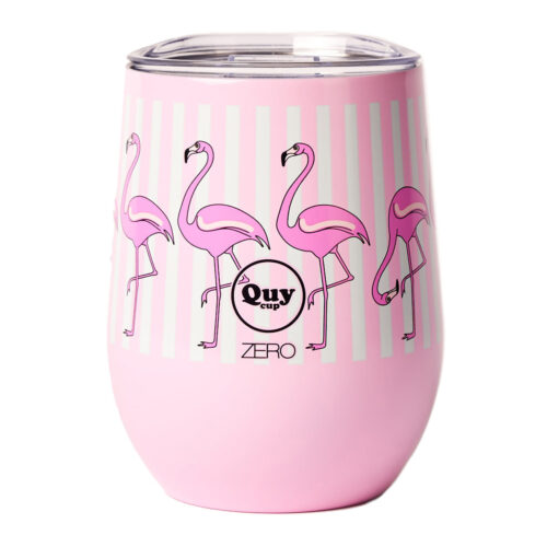 FLAMINGO Thermobecher, die Design-Öko-Kräutertee-Tasse aus Edelstahl 304 – nur bei cialdeweb.it, Kapseln, Pads, Kaffeemaschinen und Zubehör