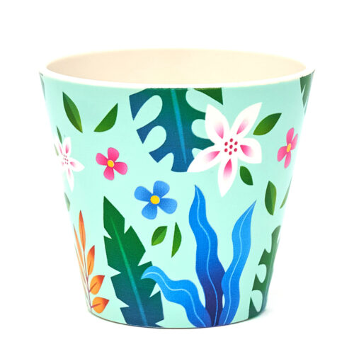 FLOWER - Eco design cup in recycled plastic - only on cialdeweb.it capsules pods coffee machines and accessories