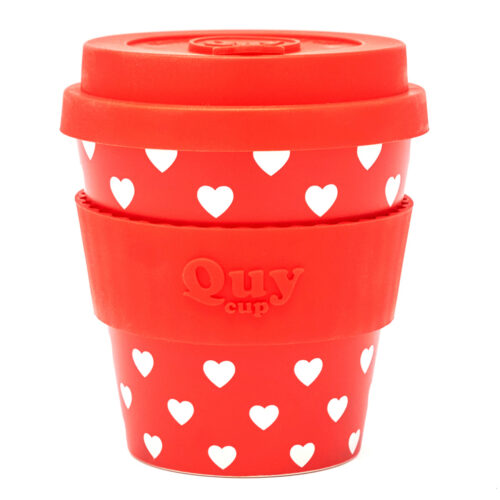 HEART The design eco cappuccino herbal tea cup in recycled plastic - only on cialdeweb.it capsules pods coffee machines and accessories