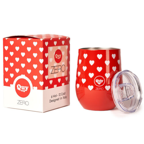 HEART The design eco thermal herbal tea cup in 304 stainless steel - only on cialdeweb.it capsules pods coffee machines and accessories