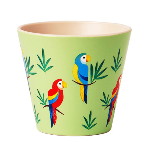 PARROT – Becher im Öko-Design aus recyceltem Kunststoff – nur bei cialdeweb.it, Kapseln, Pads, Kaffeemaschinen und Zubehör