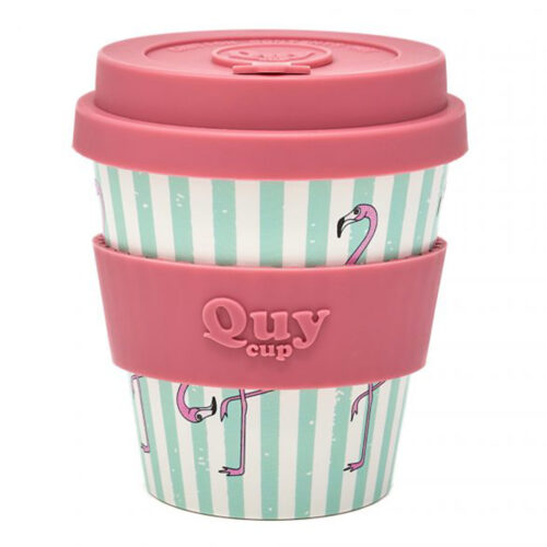 FLAMINGO Eco design cappuccino herbal tea cup in recycled plastic - only on cialdeweb.it capsules pods coffee machines and accessories