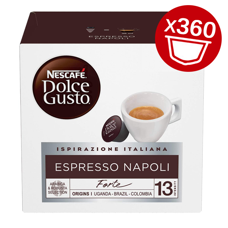 promo 360 original Dolcegusto espresso capsules NAPLES in savings pack. Discounts and promos on cialdeweb.it