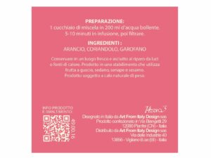 Scopri l'Infuso Snellente: arancio, coriandolo e garofano per stimolare il metabolismo e rinfrescare l’anima. Perfetto per sentirsi leggeri in 10 tazze!