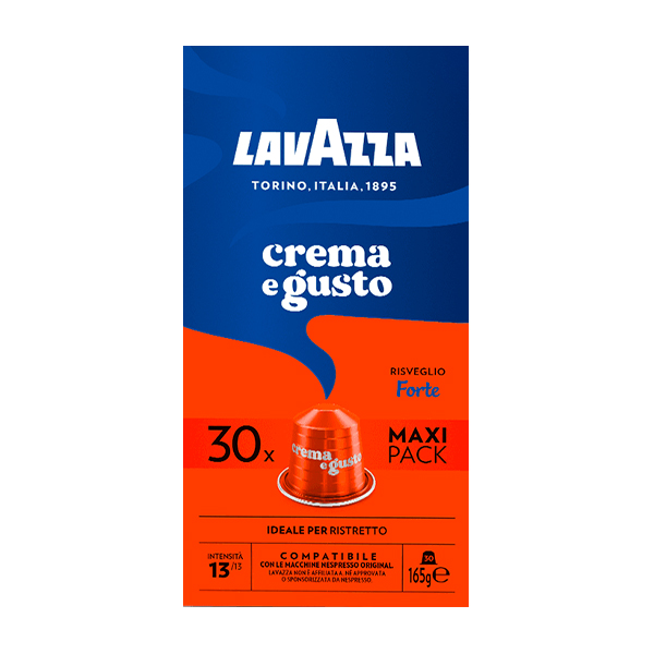 30 LAVAZZA NESPRESSO CREMA GUSTO FORTE
