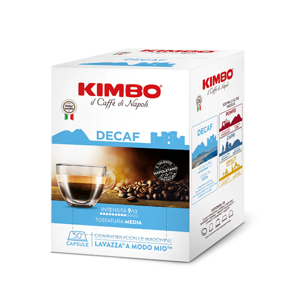 kimbo a modo mio meraviglie del gusto decaf 50pz